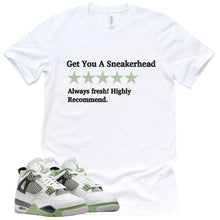 Load image into Gallery viewer, Get You A Sneakerhead Shirt | Retro Air Jordan 4 Oil Green Sneaker Match Tee