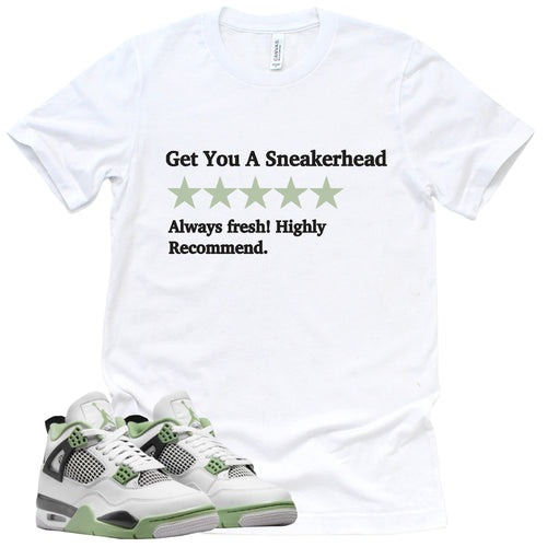 Get You A Sneakerhead Shirt | Retro Air Jordan 4 Oil Green Sneaker Match Tee