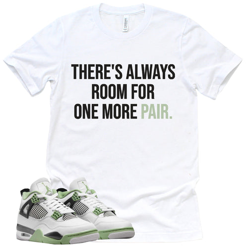 One More Pair Shirt | Retro Air Jordan 4 Oil Green Sneaker Match Tee