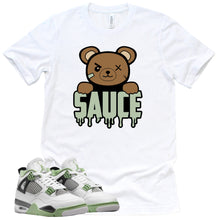 Load image into Gallery viewer, Sauce Shirt | Retro Air Jordan 4 Oil Green Sneaker Match Tee