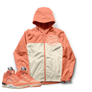 Certified Fresh | Retro Air Jordan 5 Crimson Bliss Windbreaker