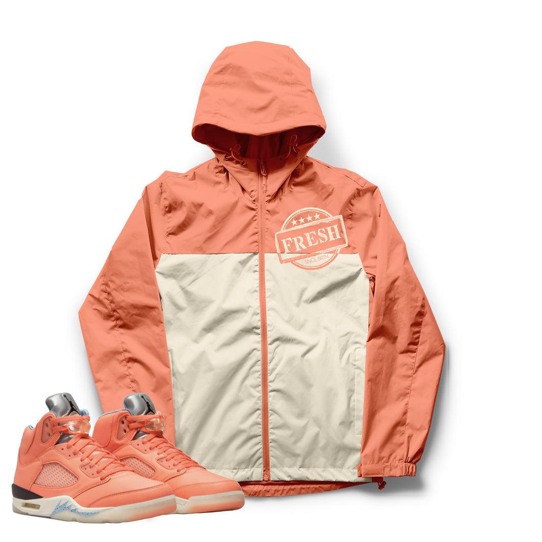 Certified Fresh | Retro Air Jordan 5 Crimson Bliss Windbreaker