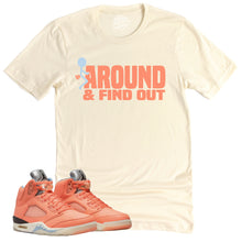 Load image into Gallery viewer, Find Out Shirt | Retro Air Jordan 5 Crimson Bliss Sneaker Match Tee