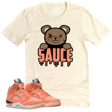 Load image into Gallery viewer, Sauce Shirt | Retro Air Jordan 5 Crimson Bliss Sneaker Match Tee