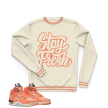 Load image into Gallery viewer, Stay Fresh | Retro Air Jordan 5 Crimson Bliss Sneaker Match Sweatshirt