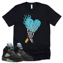 Load image into Gallery viewer, Cost Your Soul Shirt | Retro Air Jordan 5 Aqua Sneaker Match Tee