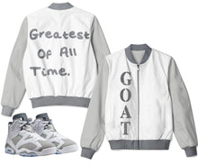 Load image into Gallery viewer, Greatest Of All Time (GOAT) | Retro Air Jordan 6 Cool Grey Jacket