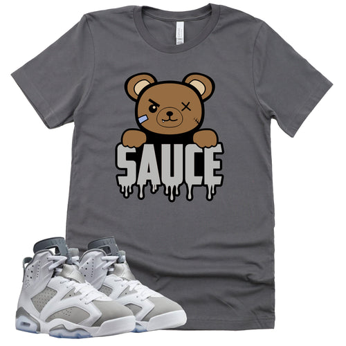 Sauce Shirt | Retro Air Jordan 6 Cool Grey Sneaker Match Tee