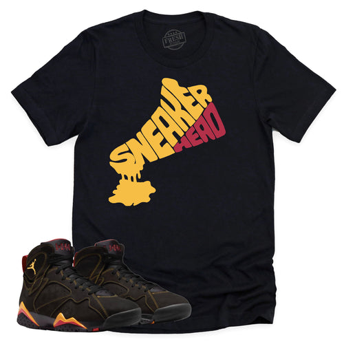 Dripping Sneakerhead Shirt | Retro Air Jordan 7 Citrus Sneaker Match Tee