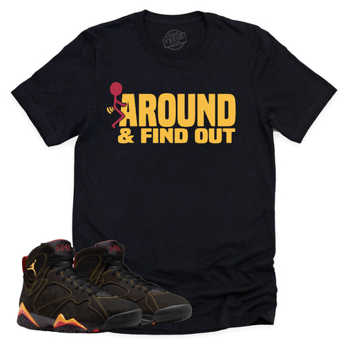 Find Out Shirt | Retro Air Jordan 7 Citrus Sneaker Match Tee