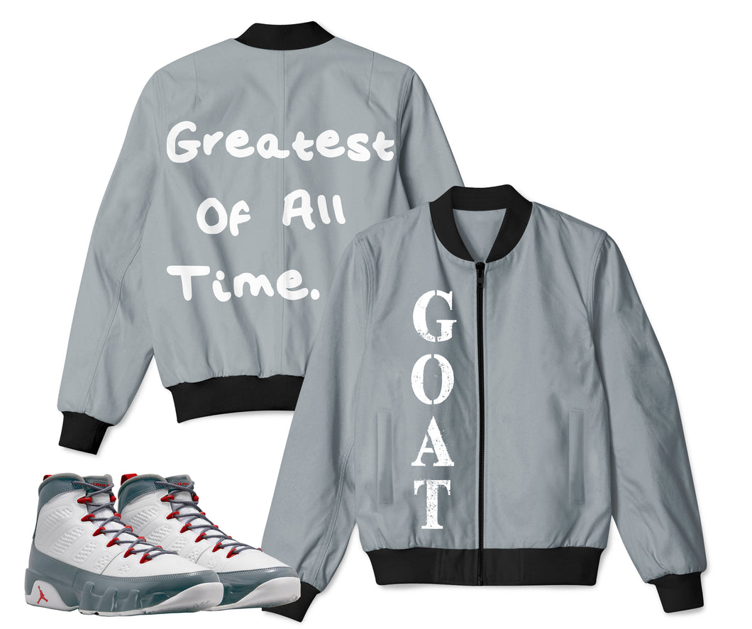 Greatest Of All Time (GOAT) | Retro Air Jordan 9 Fire Red Jacket