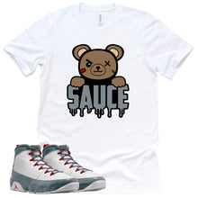 Load image into Gallery viewer, Sauce Shirt | Retro Air Jordan 9 Fire Red Sneaker Match Tee