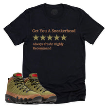 Load image into Gallery viewer, Get You A Sneakerhead Shirt | Retro Air Jordan 9 NRG Beef And Broccoli Sneaker Match Tee