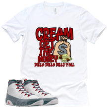 Load image into Gallery viewer, Cream Shirt | Retro Air Jordan 9 Fire Red Sneaker Match Tee