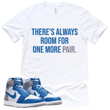 Load image into Gallery viewer, One More Pair Shirt | Retro Air Jordan 1 True Blue Sneaker Match Tee