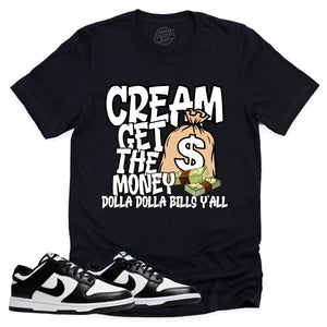 Cream Shirt | Retro Dunk Low Panda Sneaker Match Tee