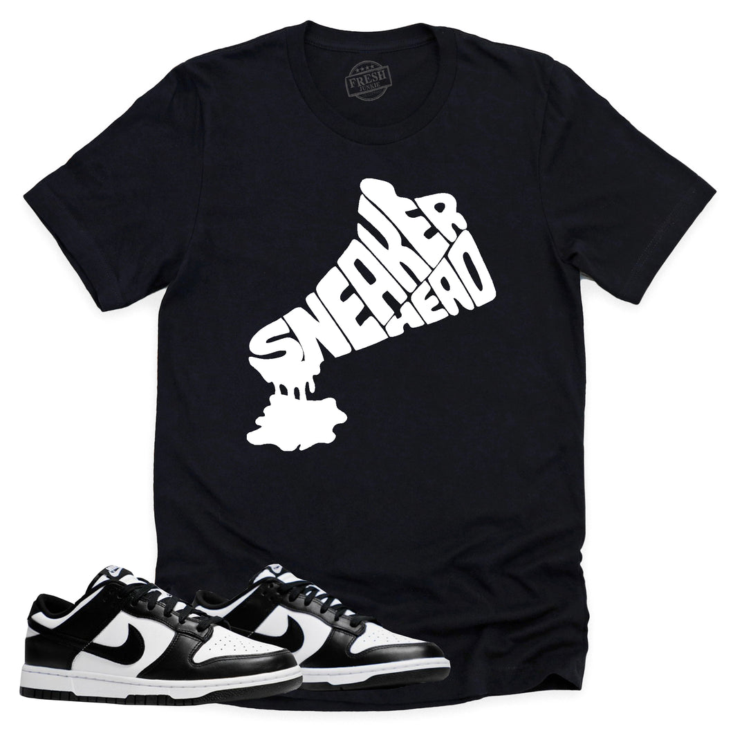 Dripping Sneakerhead Shirt | Retro Dunk Low Panda Sneaker Match Tee