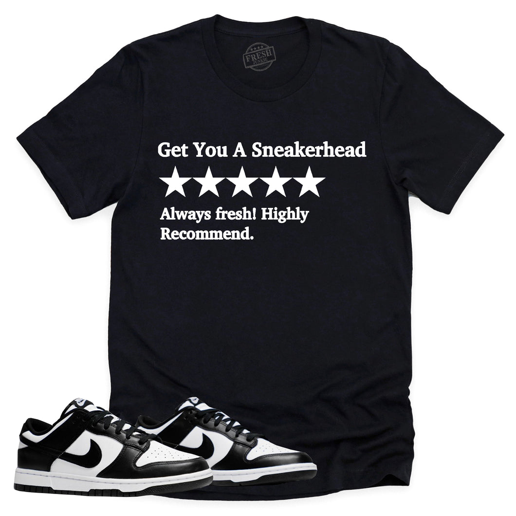 Get You A Sneakerhead Shirt | Retro Dunk Low Panda Sneaker Match Tee