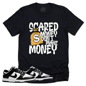 Scared Money Shirt | Retro Dunk Low Panda Sneaker Match Tee