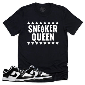 Sneaker Queen Shirt | Retro Dunk Low Panda Sneaker Match Tee